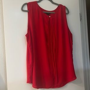 Red ann taylor tank